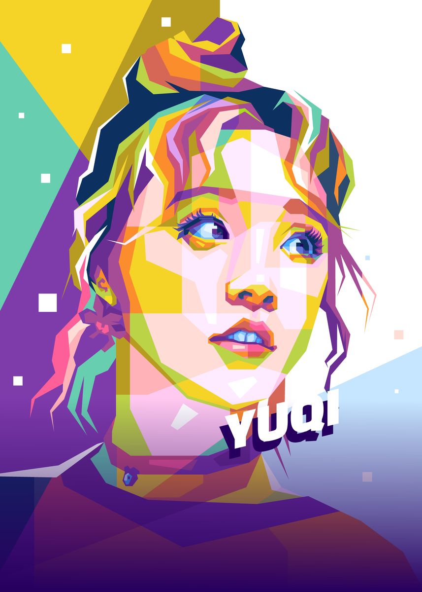 'Yuqi G idle' Poster, picture, metal print, paint by Marzuqoh Ammar ...