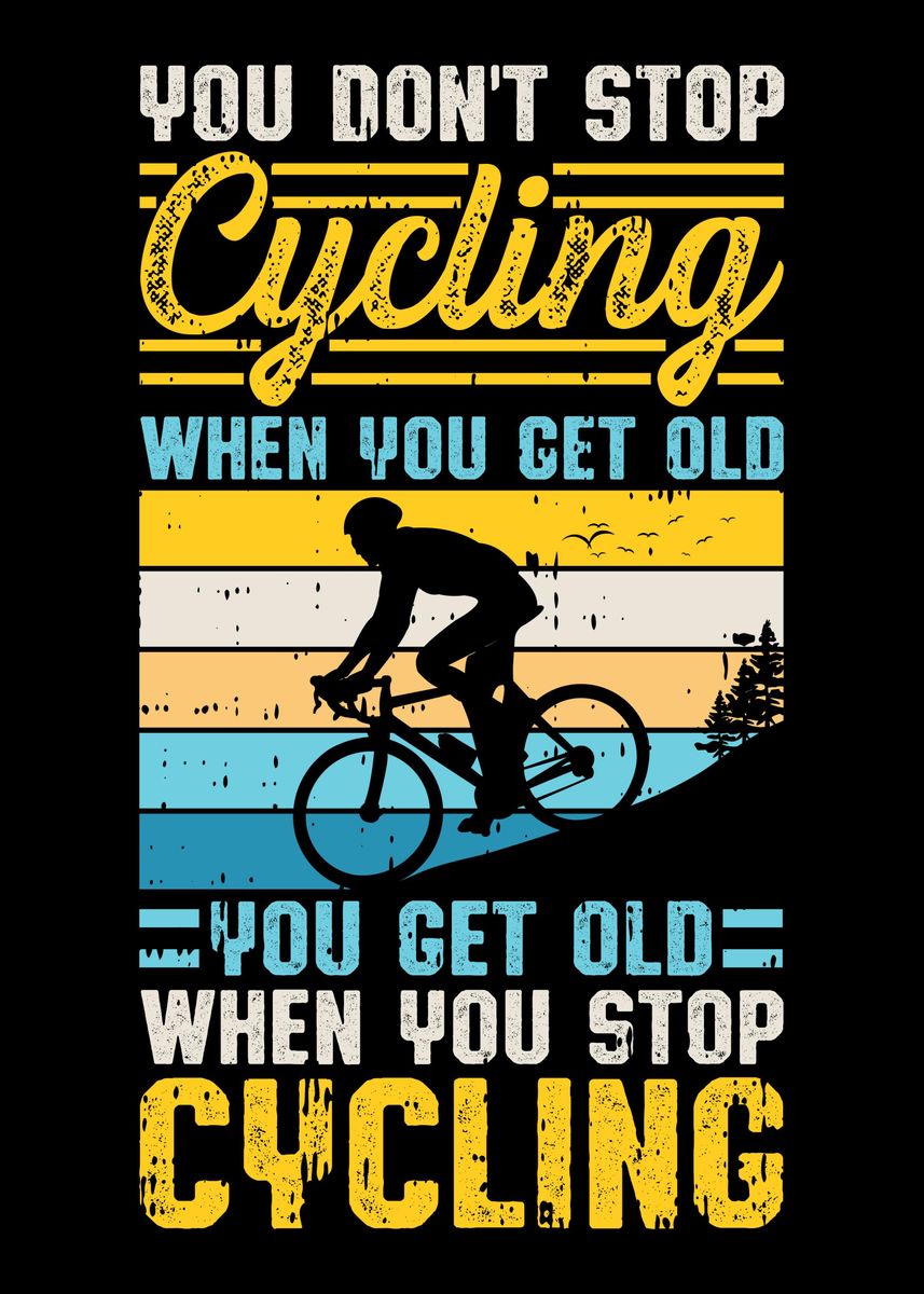 'Cycling Bike Bicycle' Poster, picture, metal print, paint by Hexor ...