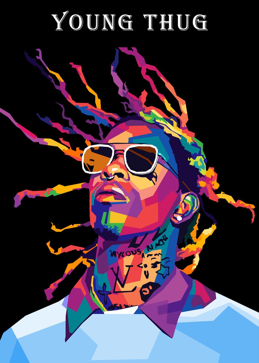 'Young Thug' Poster by Anthony Gabriel | Displate