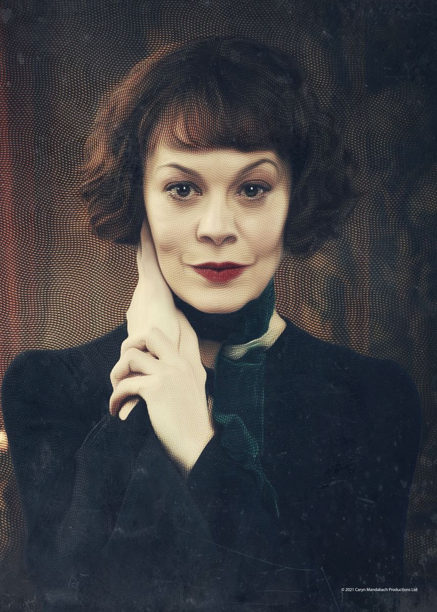 'Polly Gray Portrait' Poster, picture, metal print, paint by Peaky