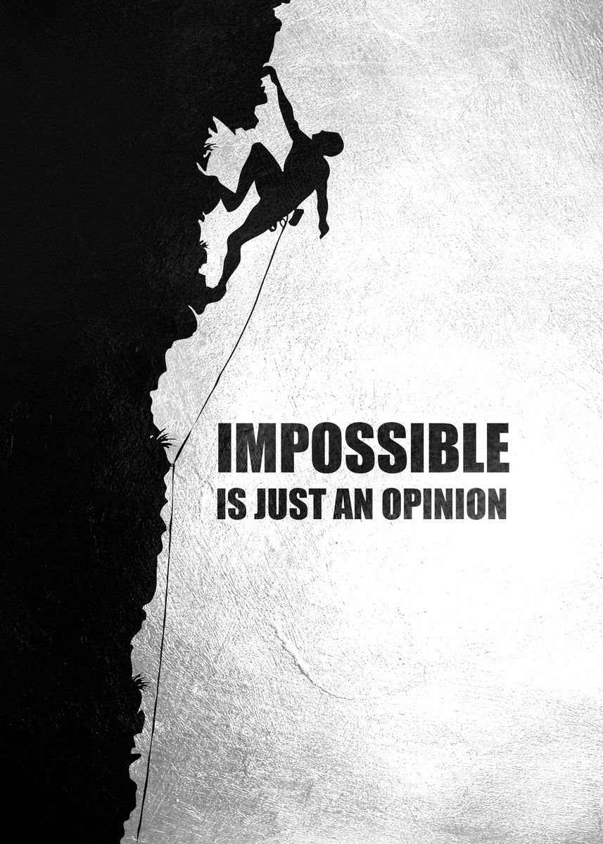 impossible-opinion-poster-picture-metal-print-paint-by-abconcepts