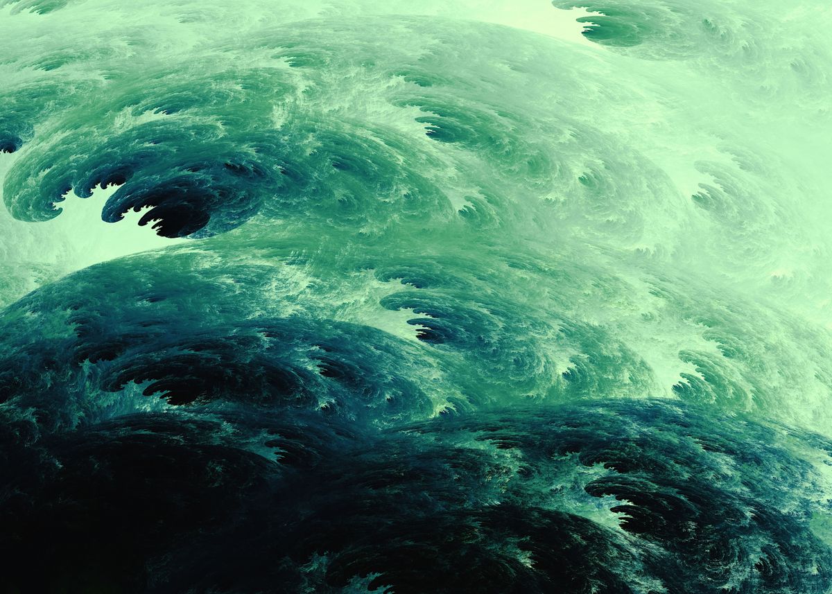 'Furious Oceans' Poster by Andi GreyScale | Displate