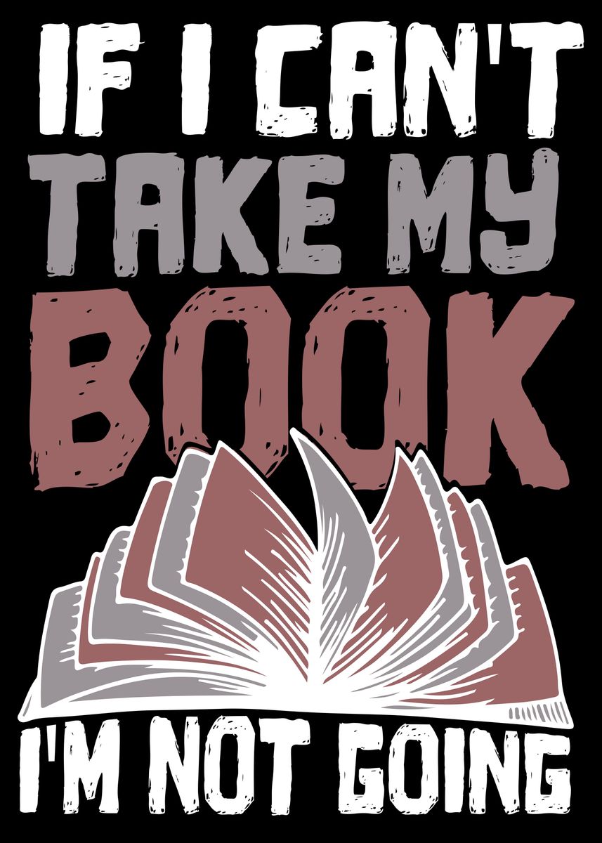 'Funny Librarian Pun' Poster by Sabine Langer Displate