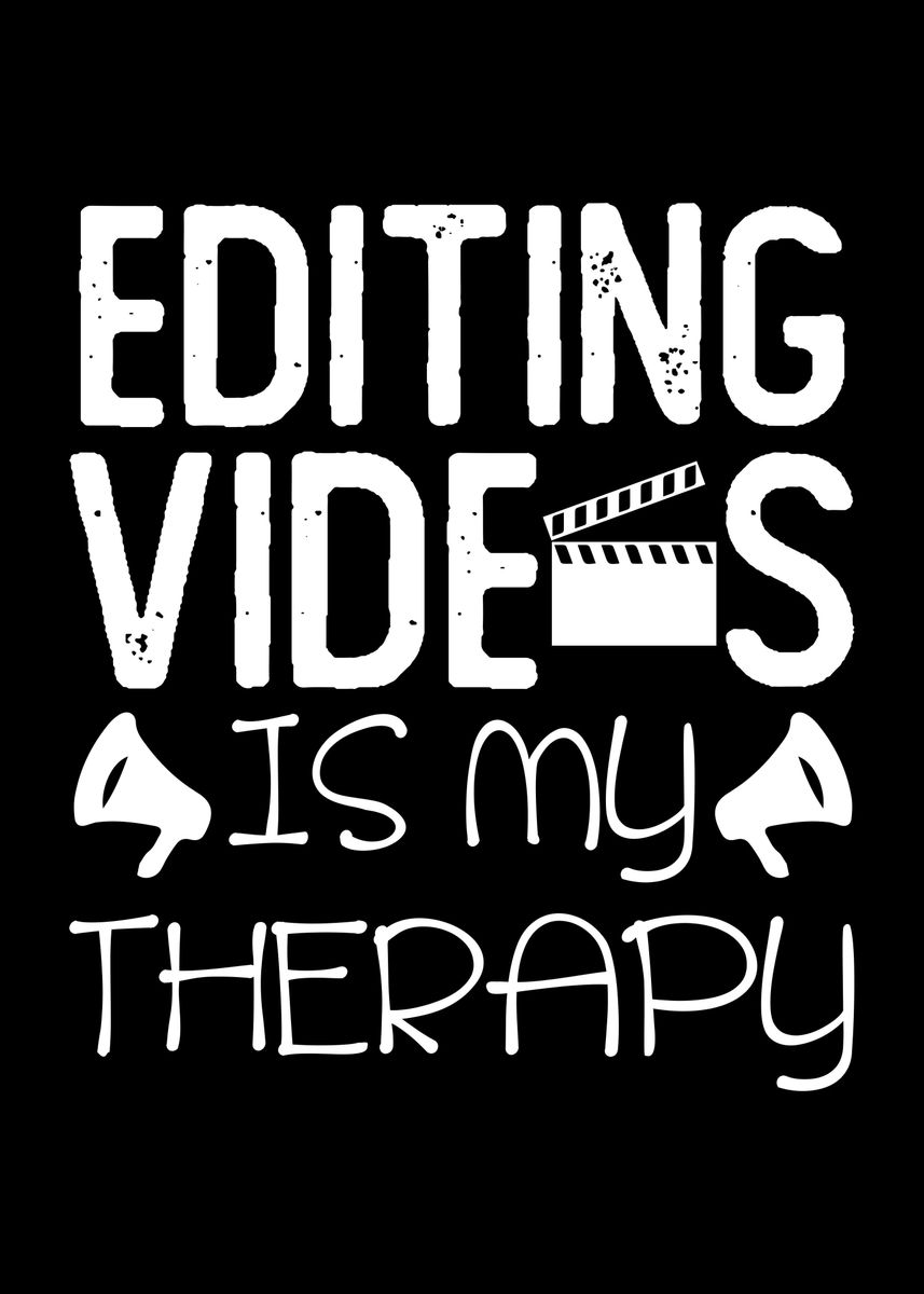 'Video Editing Joke Film' Poster by DesignatedDesigner Displate