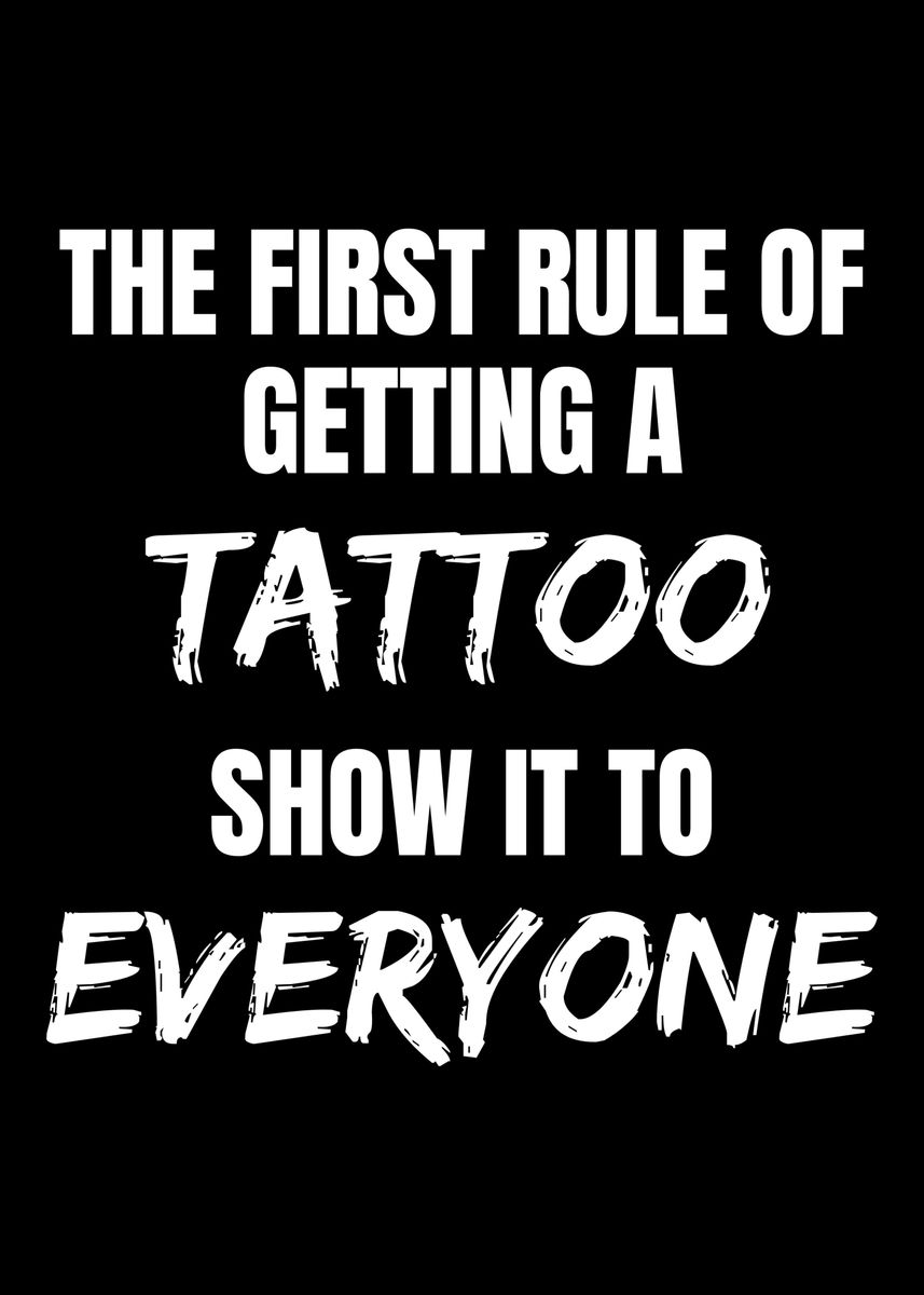 'First Rule Of Getting' Poster, picture, metal print, paint by schmidde ...