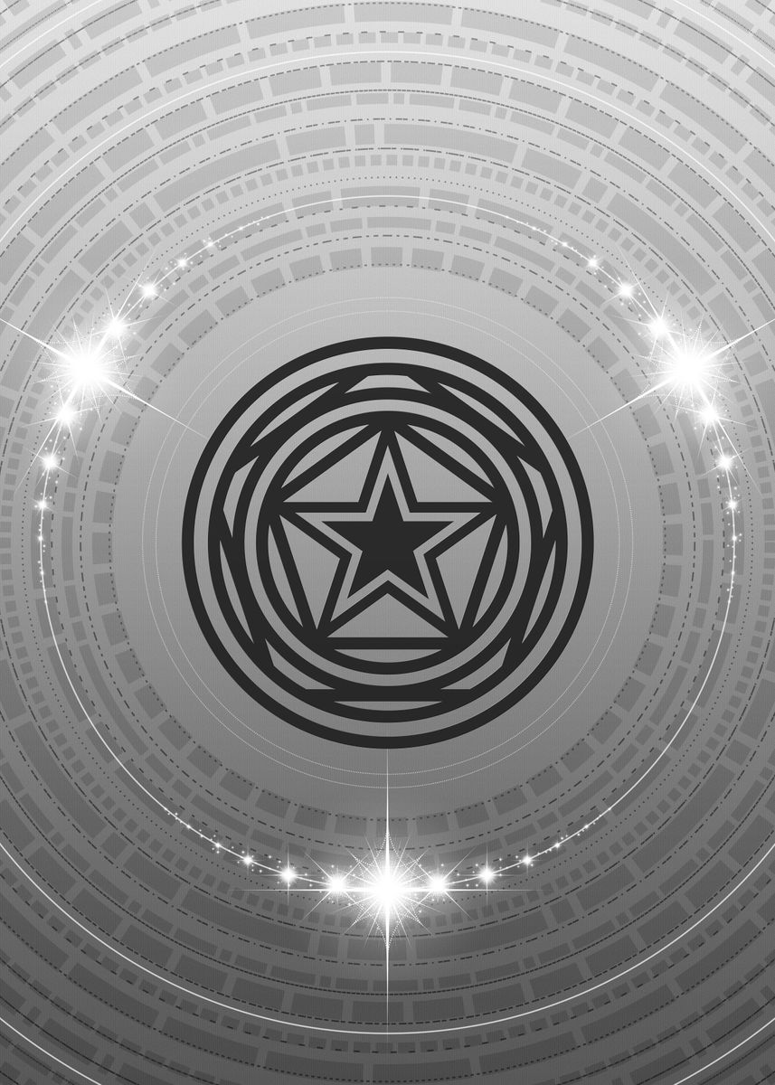 'Magic Glyph Circle Rune' Poster, picture, metal print, paint by Holy ...