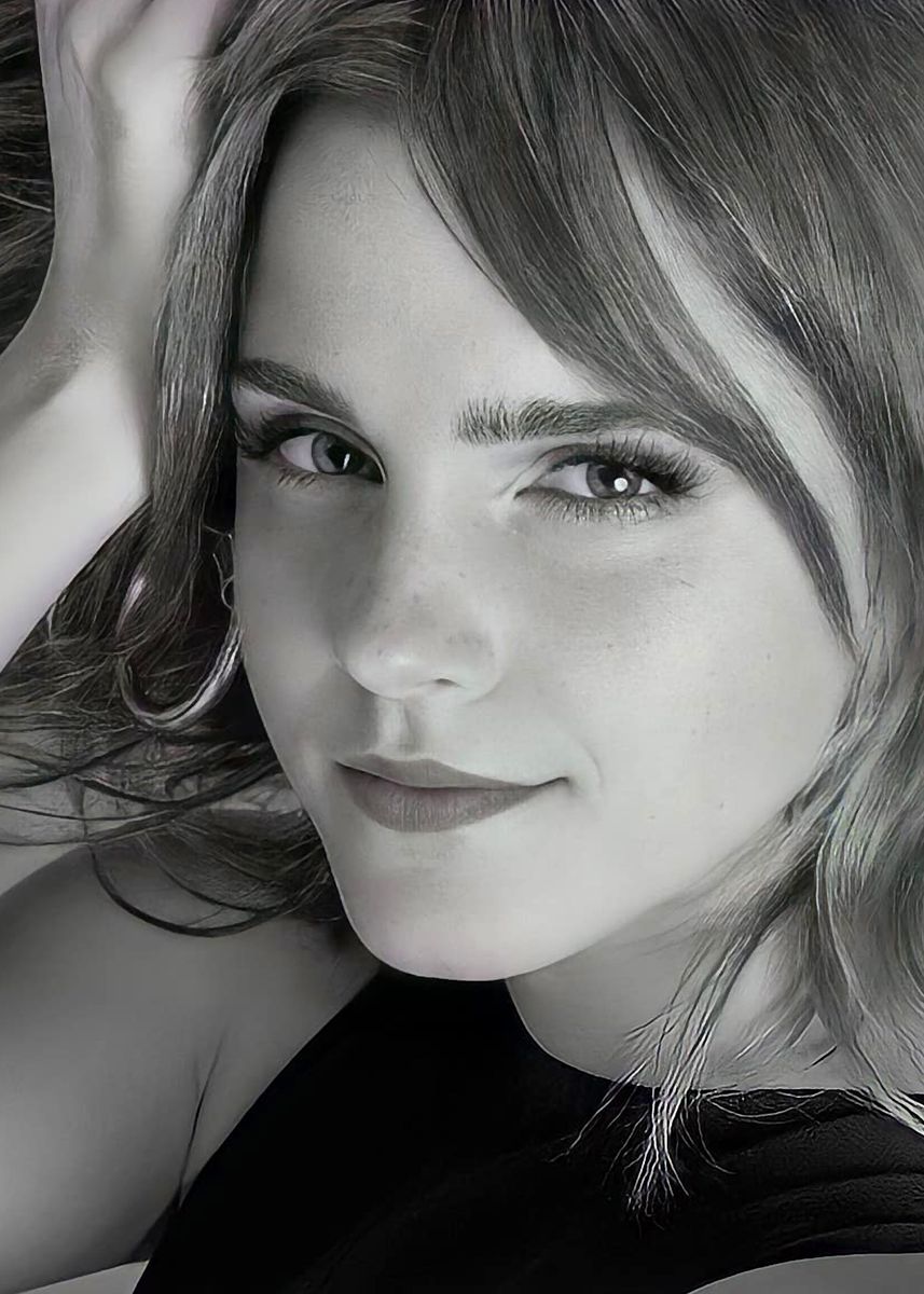 'Emma Watson' Poster, picture, metal print, paint by Devart | Displate