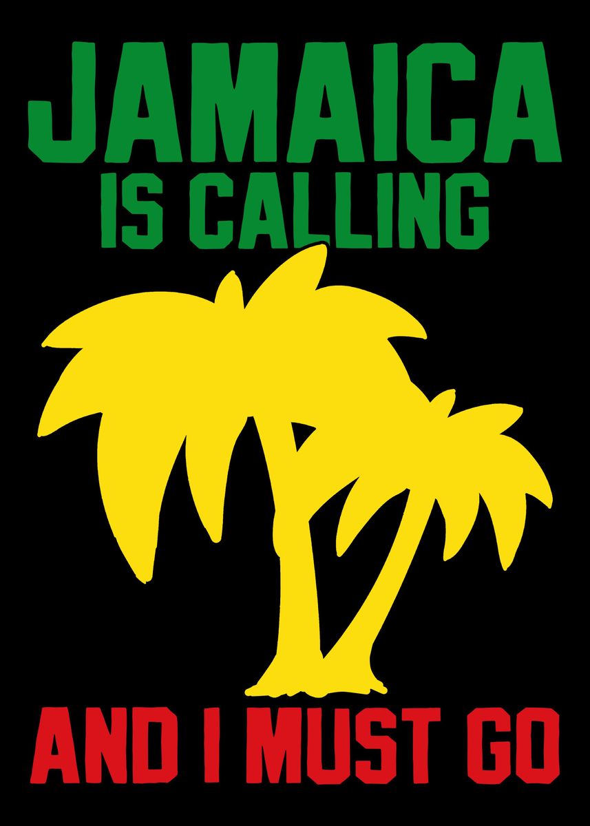 'jamaica Travel Vacation' Poster, Picture, Metal Print, Paint By 