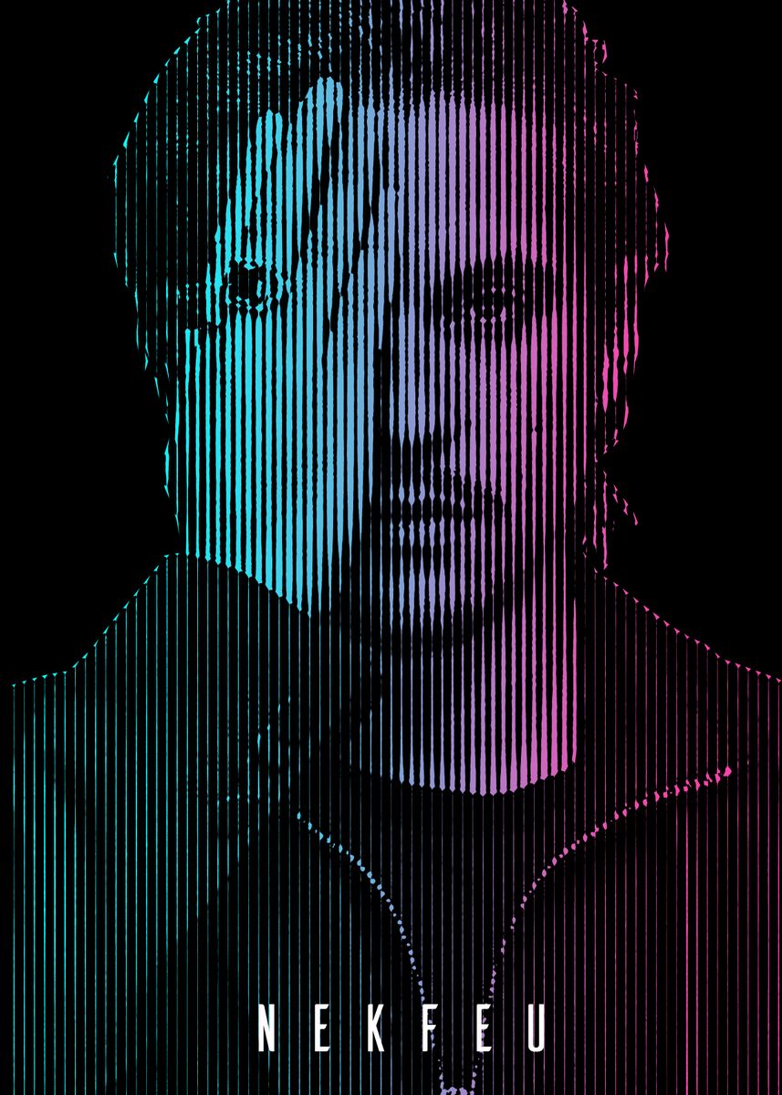 'NEKFEU' Poster, picture, metal print, paint by Daisuke Miftah | Displate