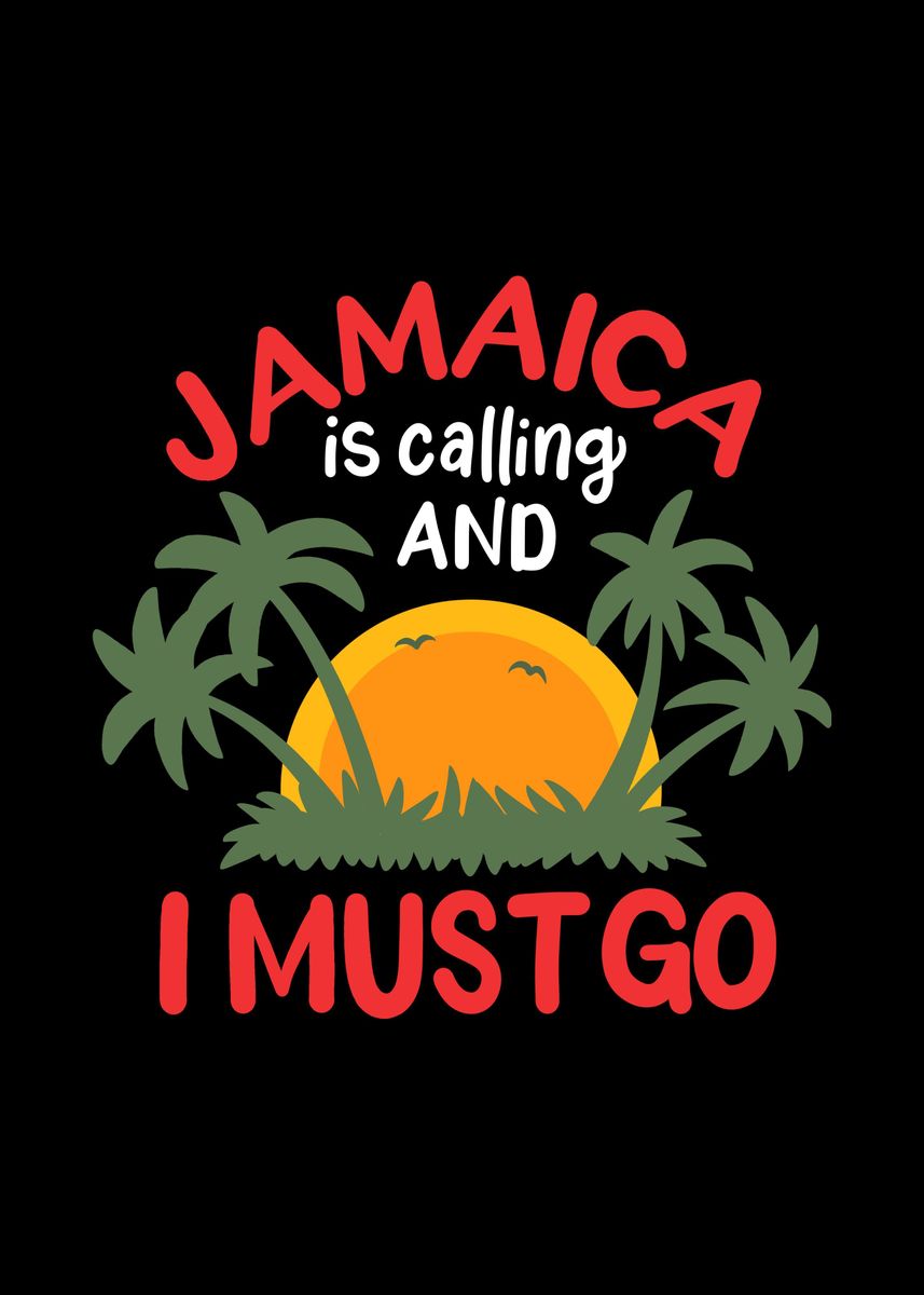 'Jamaica Travel Vacation' Poster, picture, metal print, paint by Mealla ...