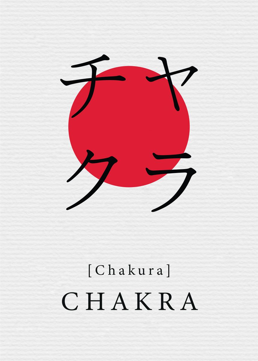 'Chakra Japan Style' Poster by Marek Dubienski | Displate