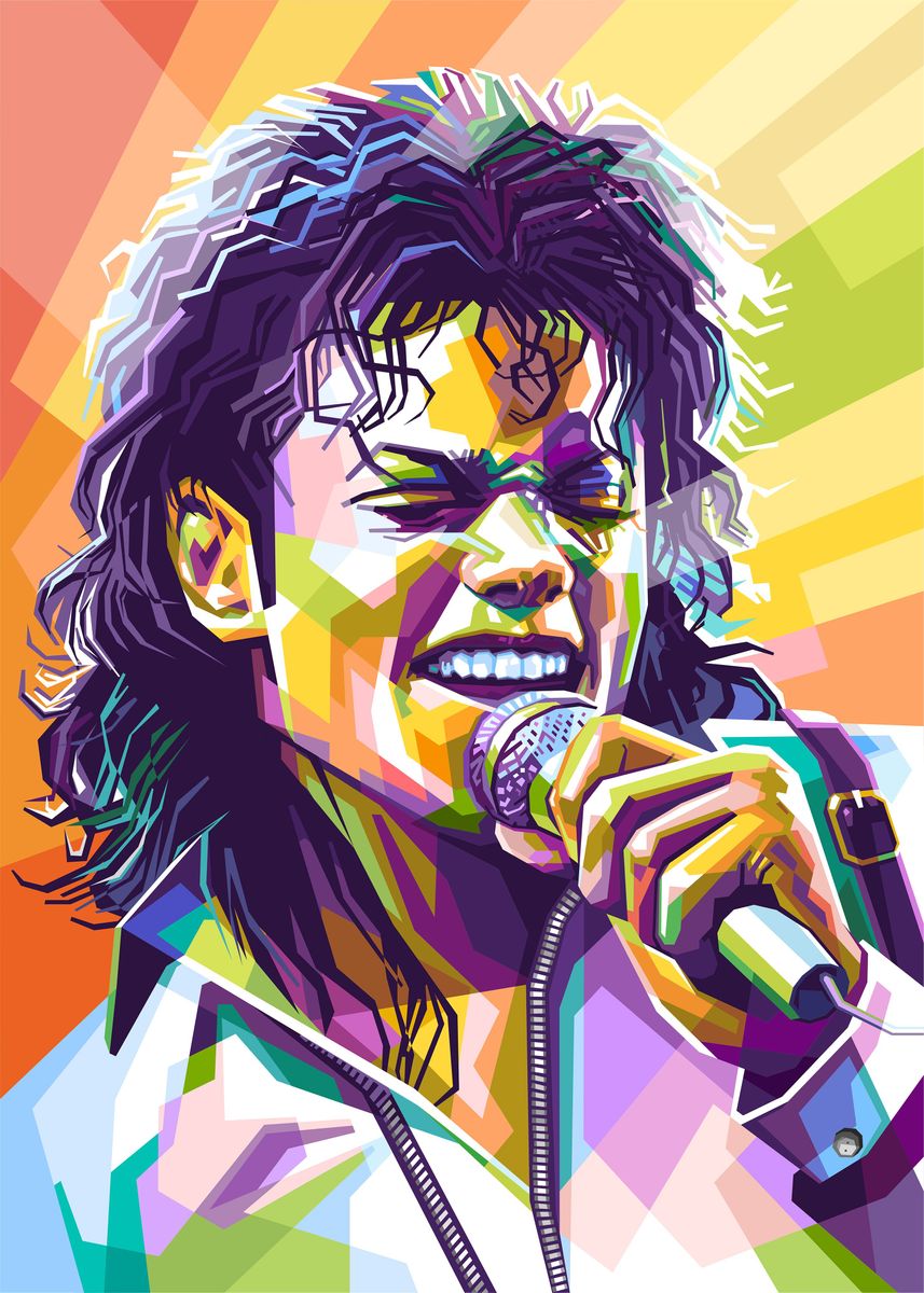 'Michael Jackson' Poster, picture, metal print, paint by anunnaianu ...