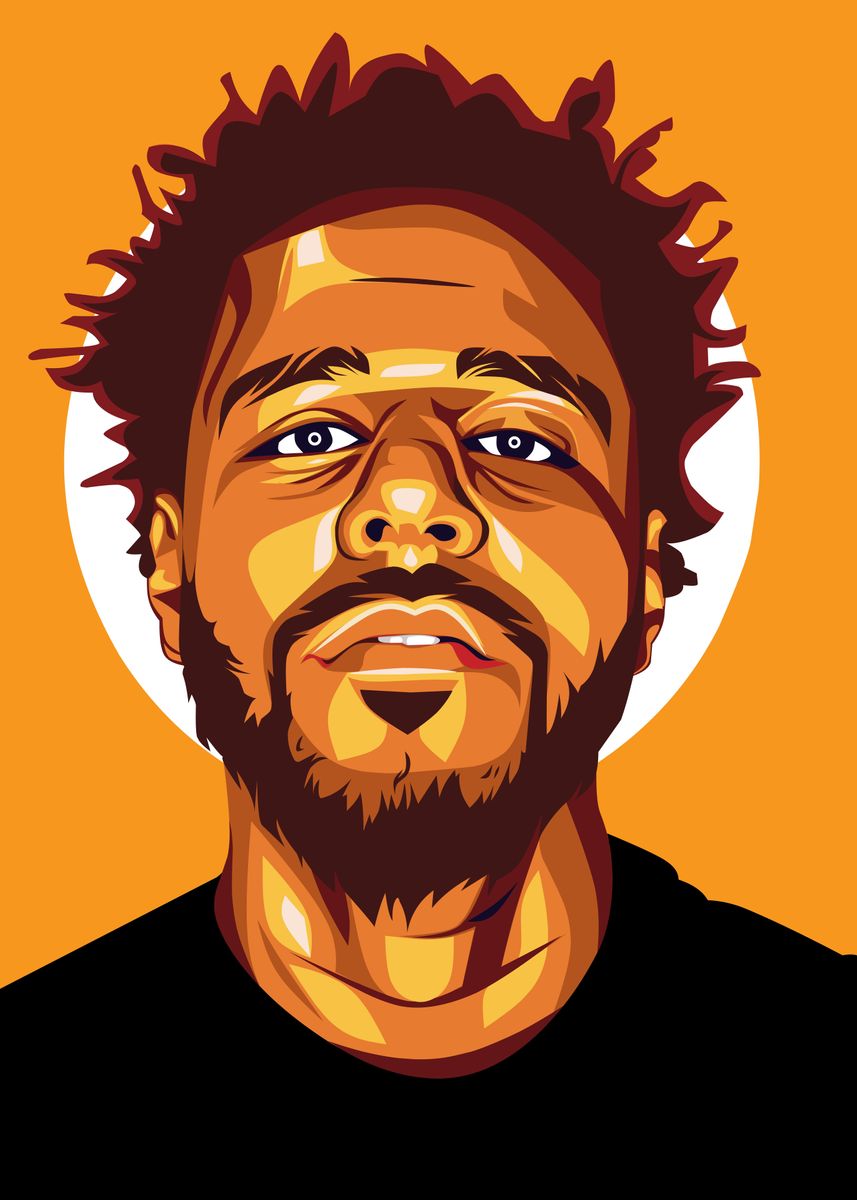 J Cole Poster By F D Displate 