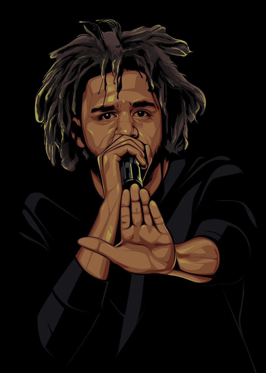 'J cole' Poster by RBNZ | Displate