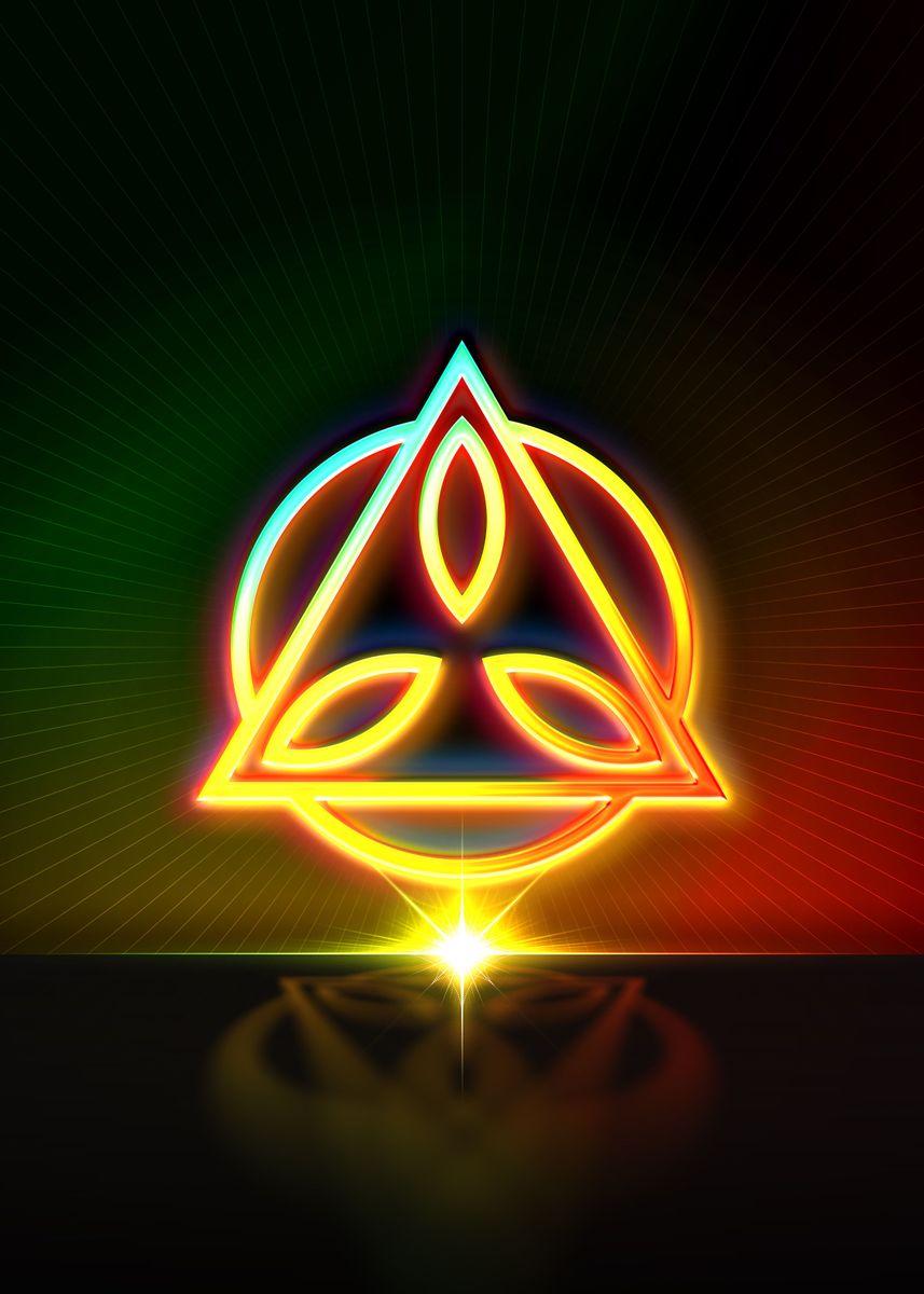 'Magic Glyph Circle Rune' Poster, picture, metal print, paint by Holy ...