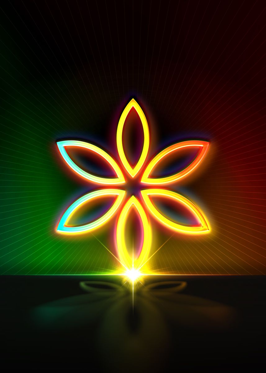 'Magic Glyph Circle Rune' Poster, picture, metal print, paint by Holy ...