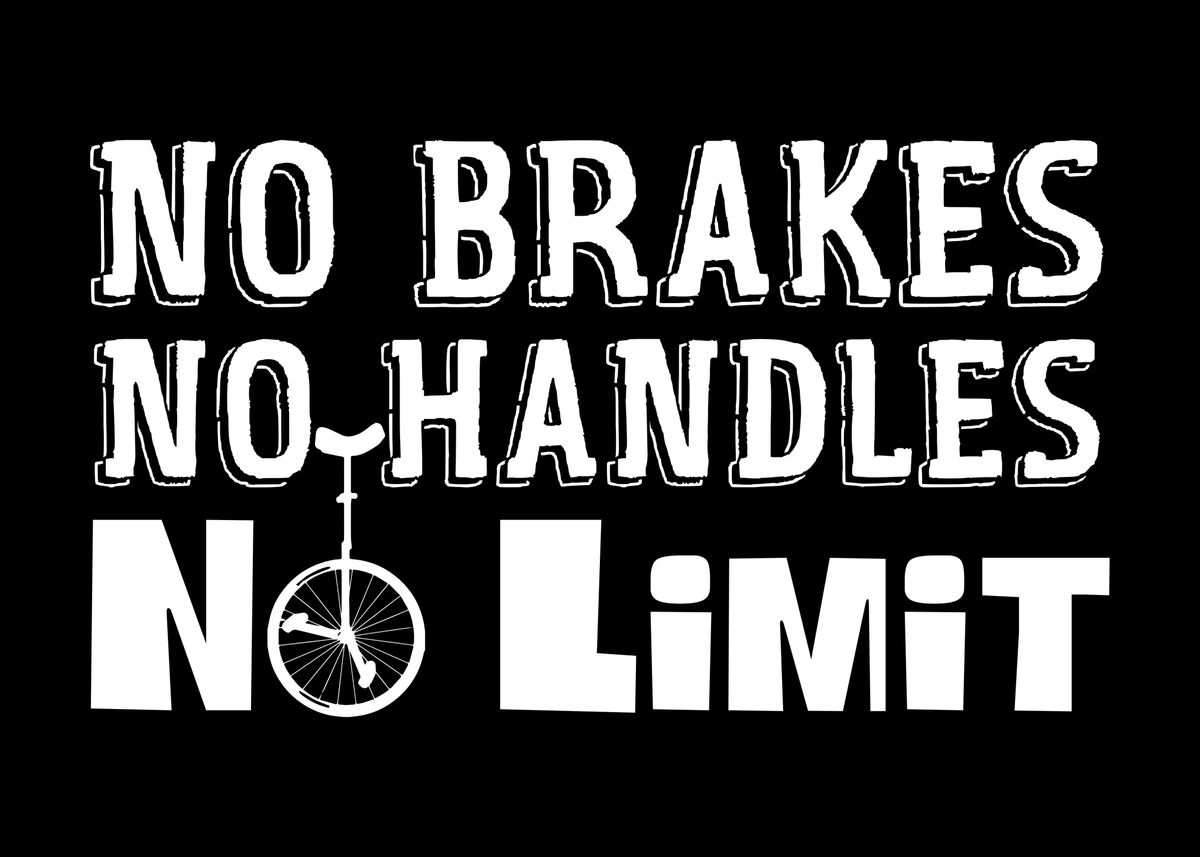 'Unicycling Joke Unicyclist' Poster by DesignatedDesigner Displate