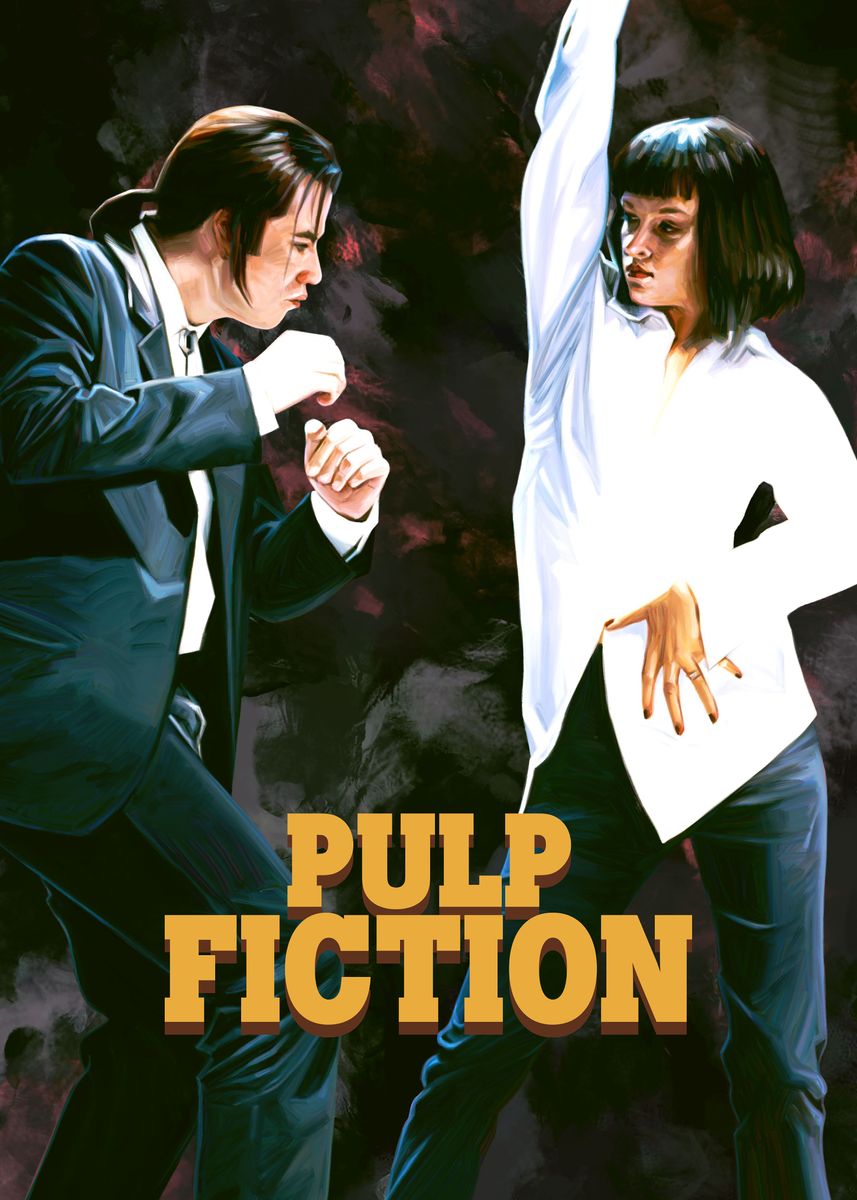 'pulp fiction dance' Poster by Dmitry Belov | Displate