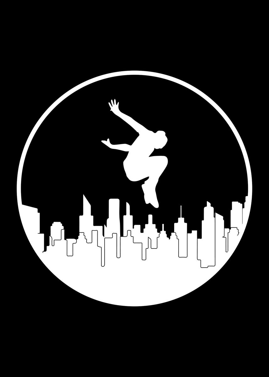 ' Parkour' Poster, picture, metal print, paint by bananadesign | Displate