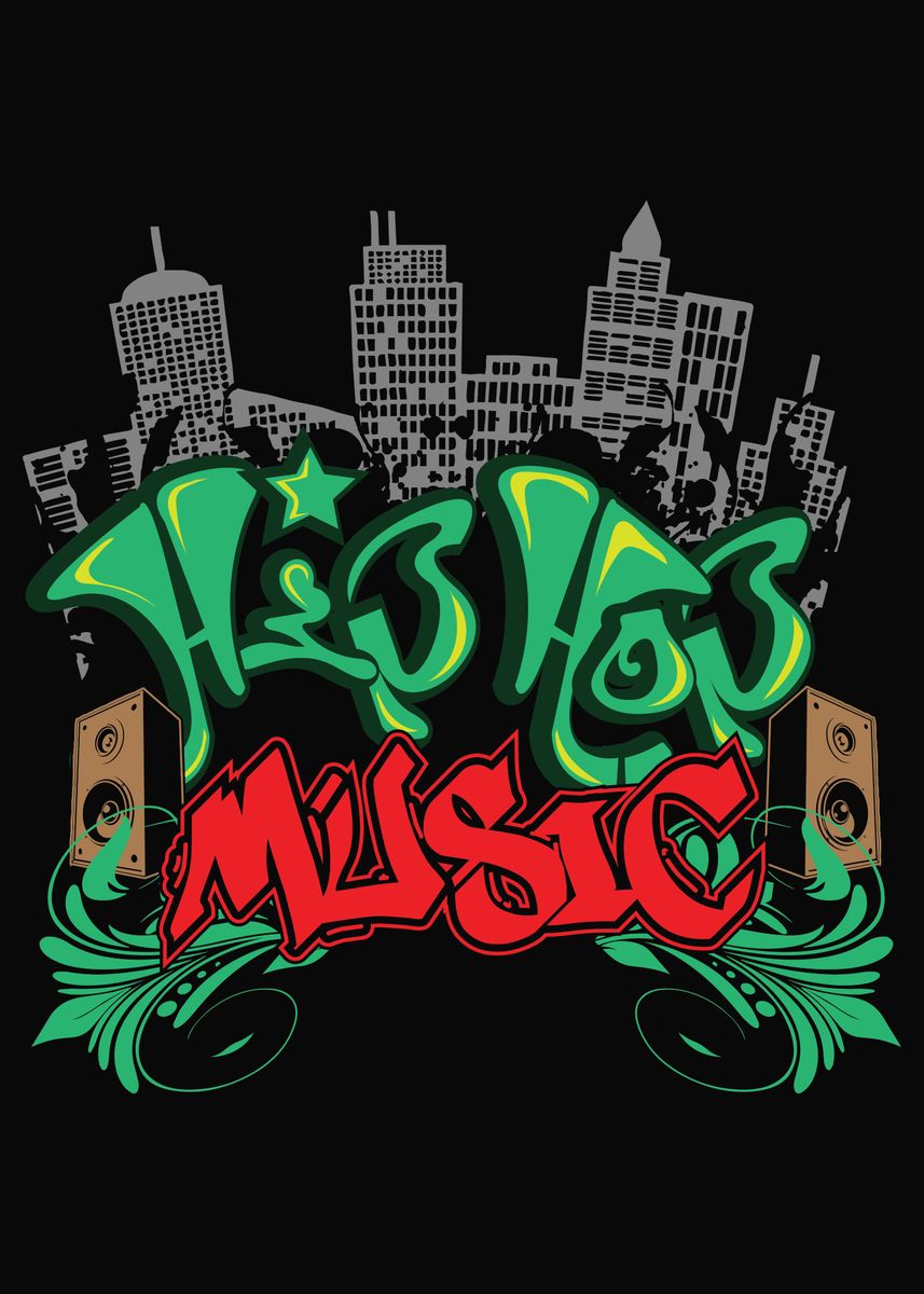 'Hip Hop Rap Graffiti ' Poster, picture, metal print, paint by ...