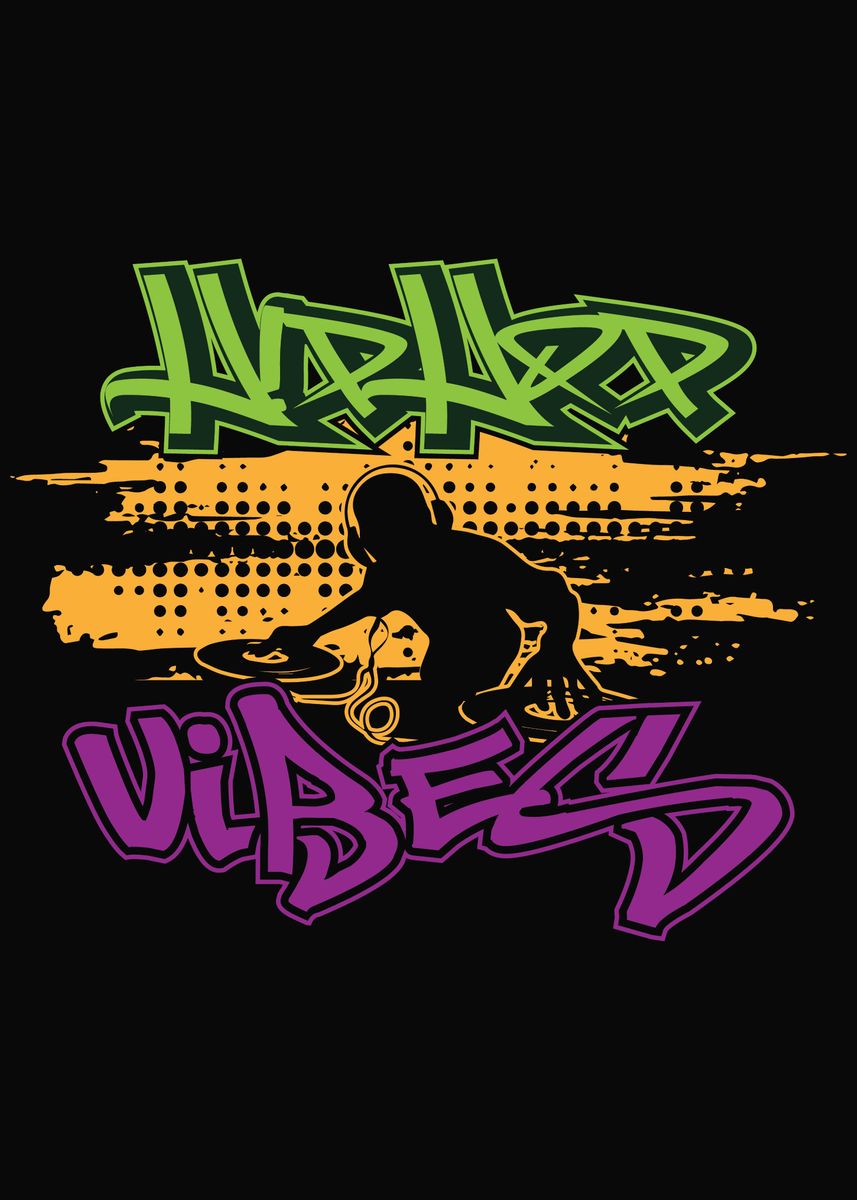 'Hip Hop Rap Graffiti ' Poster by Statements | Displate