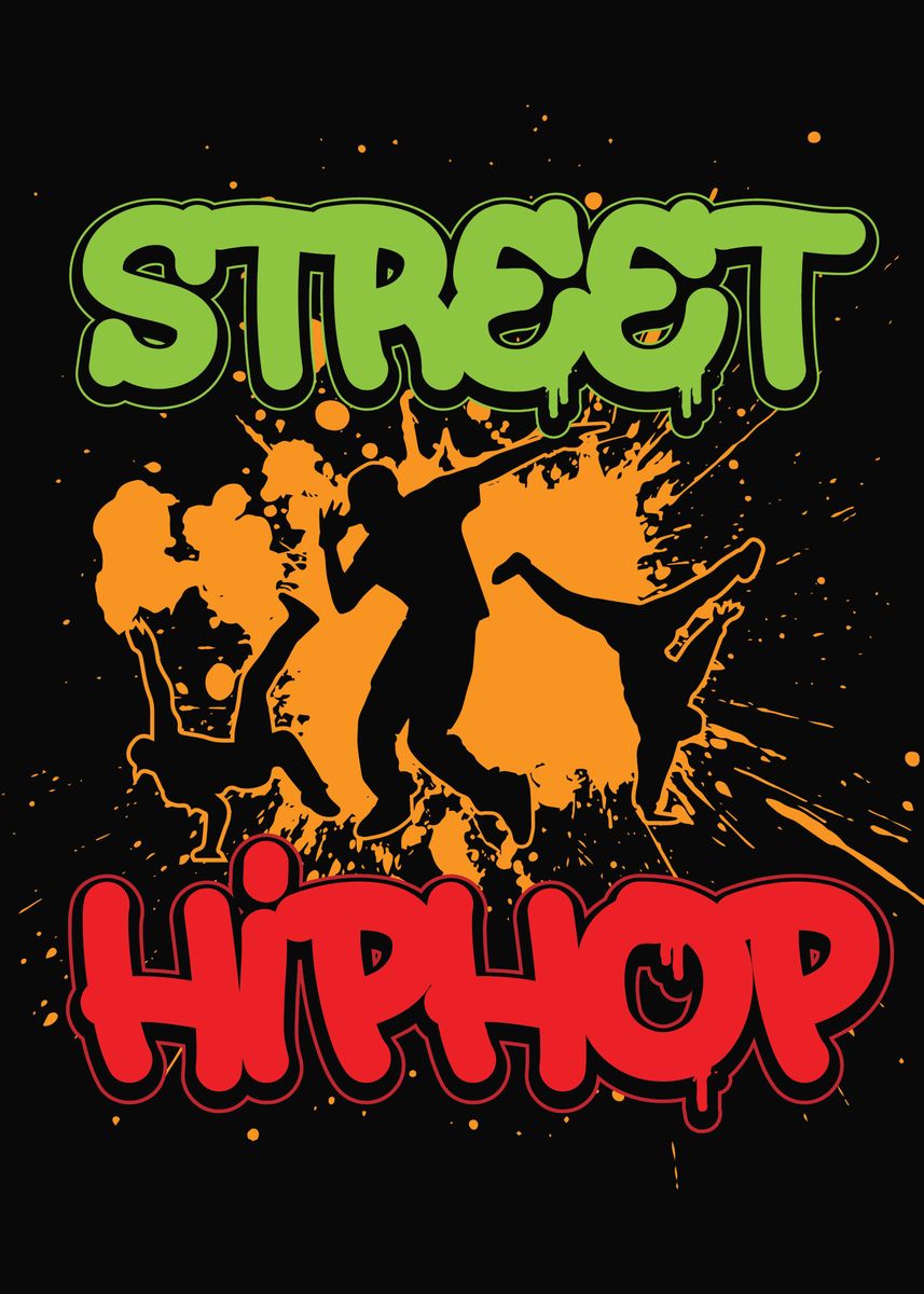 'Hip Hop Rap Graffiti' Poster, picture, metal print, paint by ...