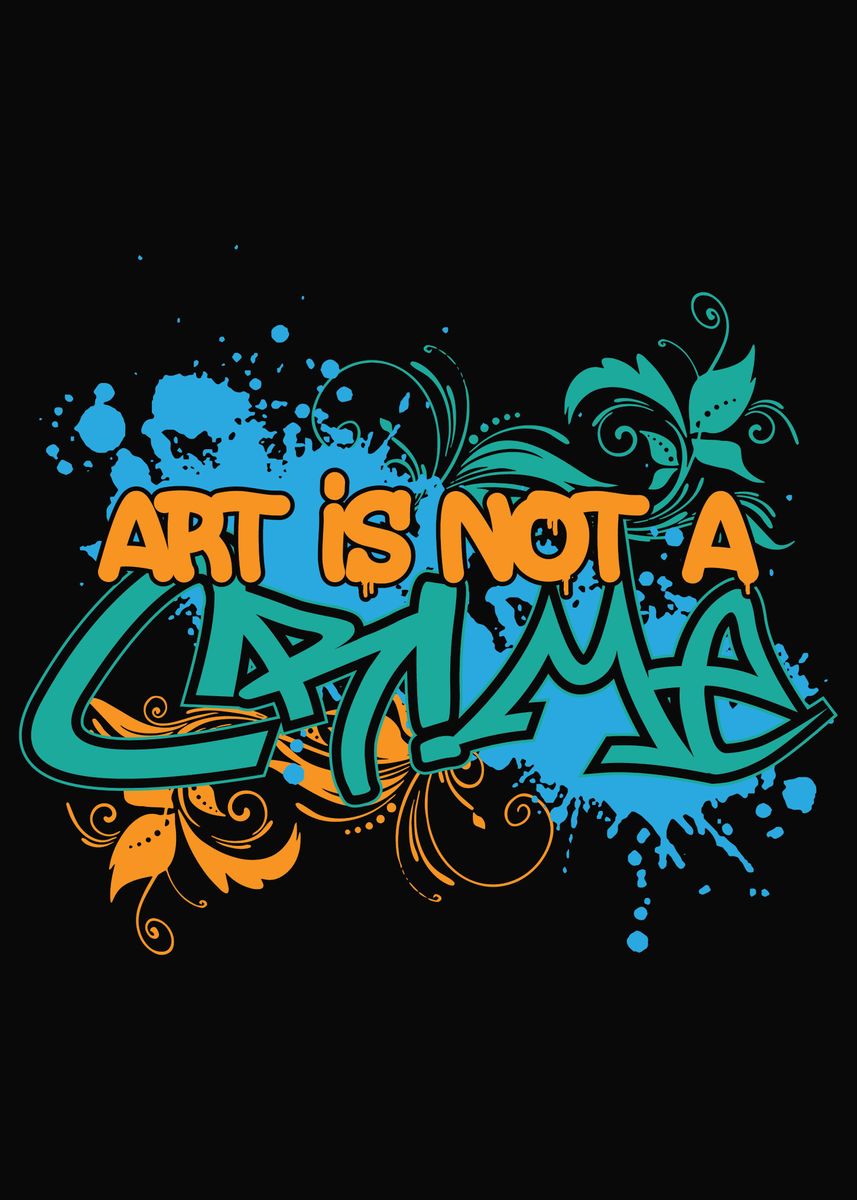 'Hip Hop Rap Graffiti' Poster, picture, metal print, paint by ...