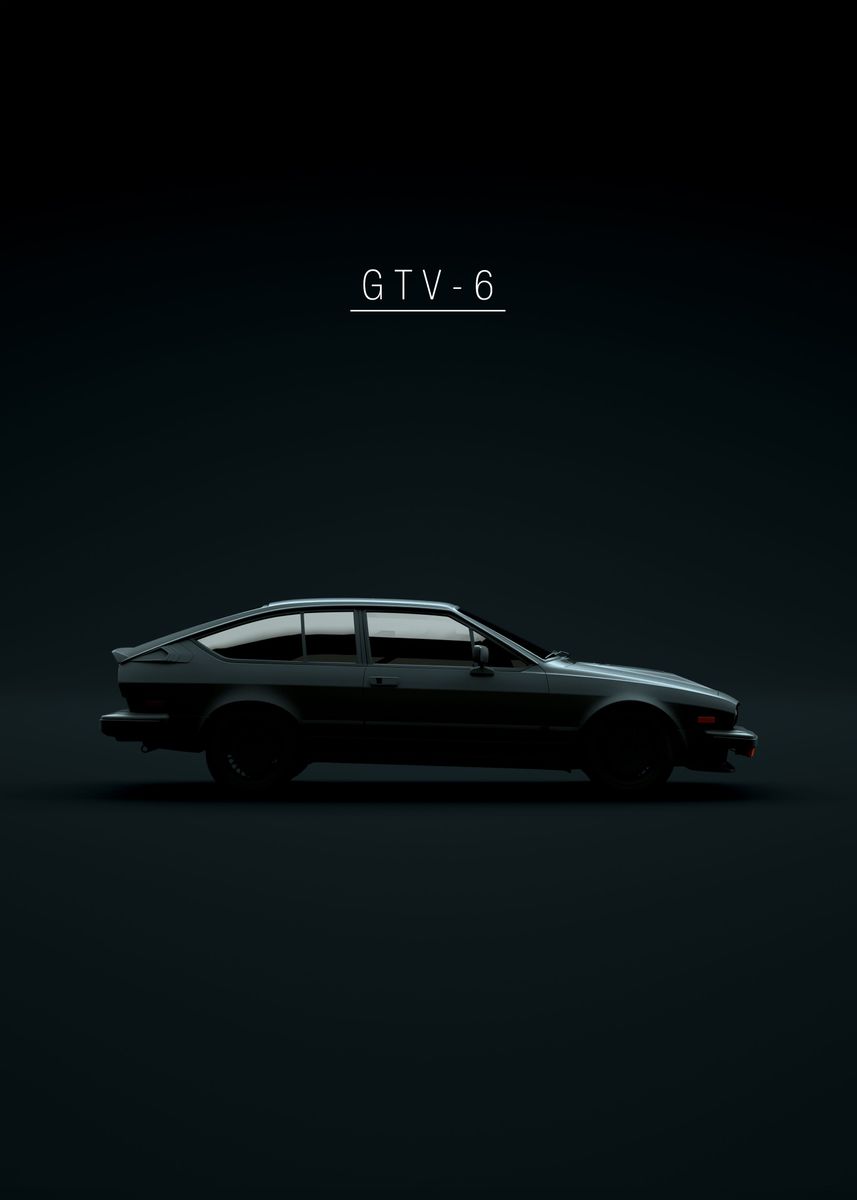 '1986 GTV6' Poster by 21 MXM  | Displate