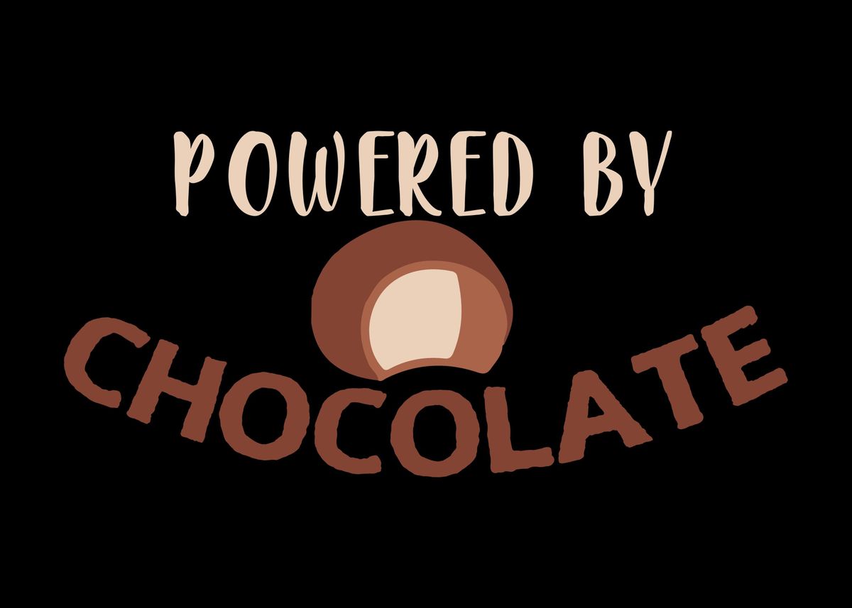 'Chocolate Candy Joke' Poster by DesignatedDesigner Displate