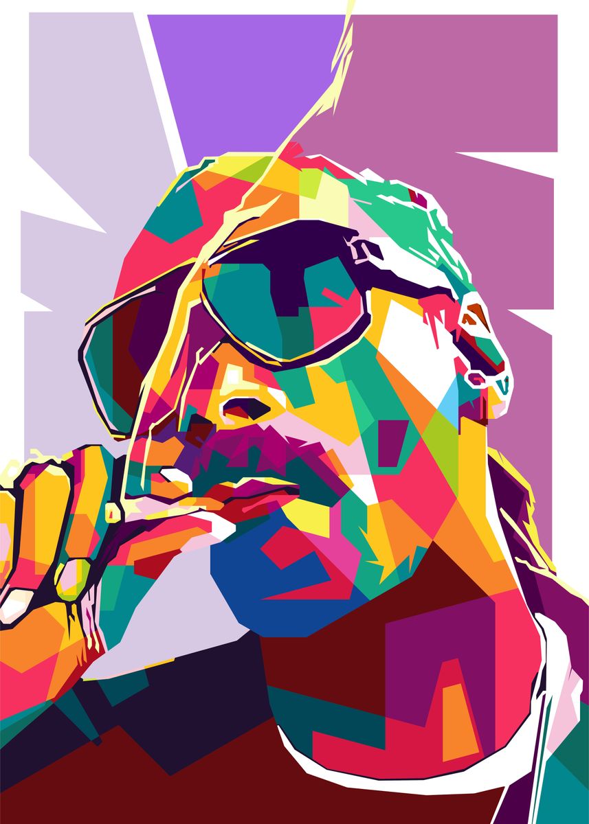 'snoop dogg in wpap' Poster, picture, metal print, paint by Aminuddin ...