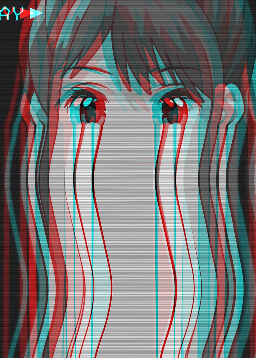 Aesthetic Vaporwave Anime' Poster by AestheticAlex | Displate