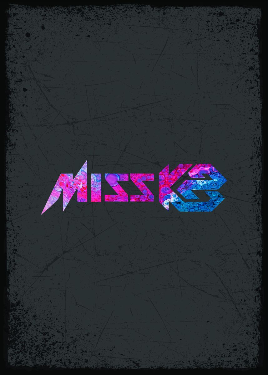 'miss k8' Poster, picture, metal print, paint by Limited Edition ...