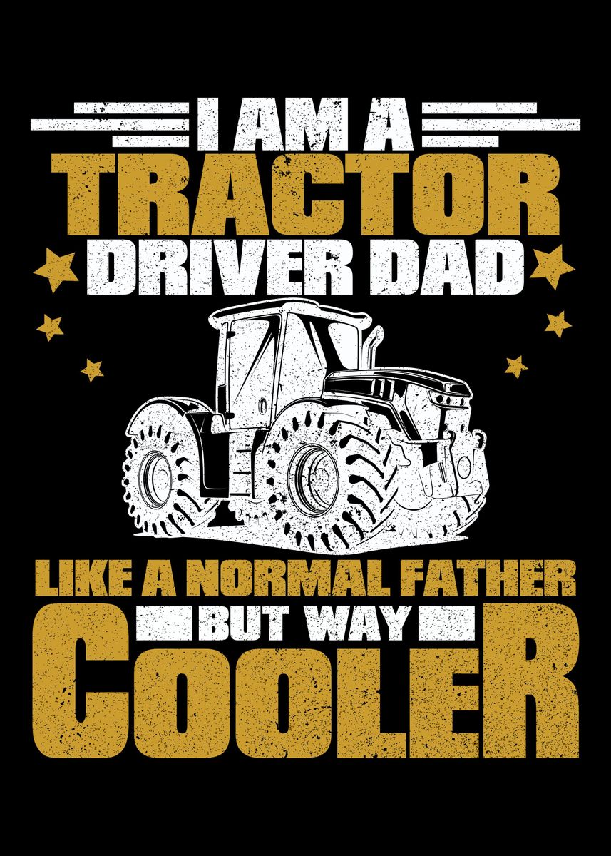 'Farming Farmer Tractor' Poster, picture, metal print, paint by ...