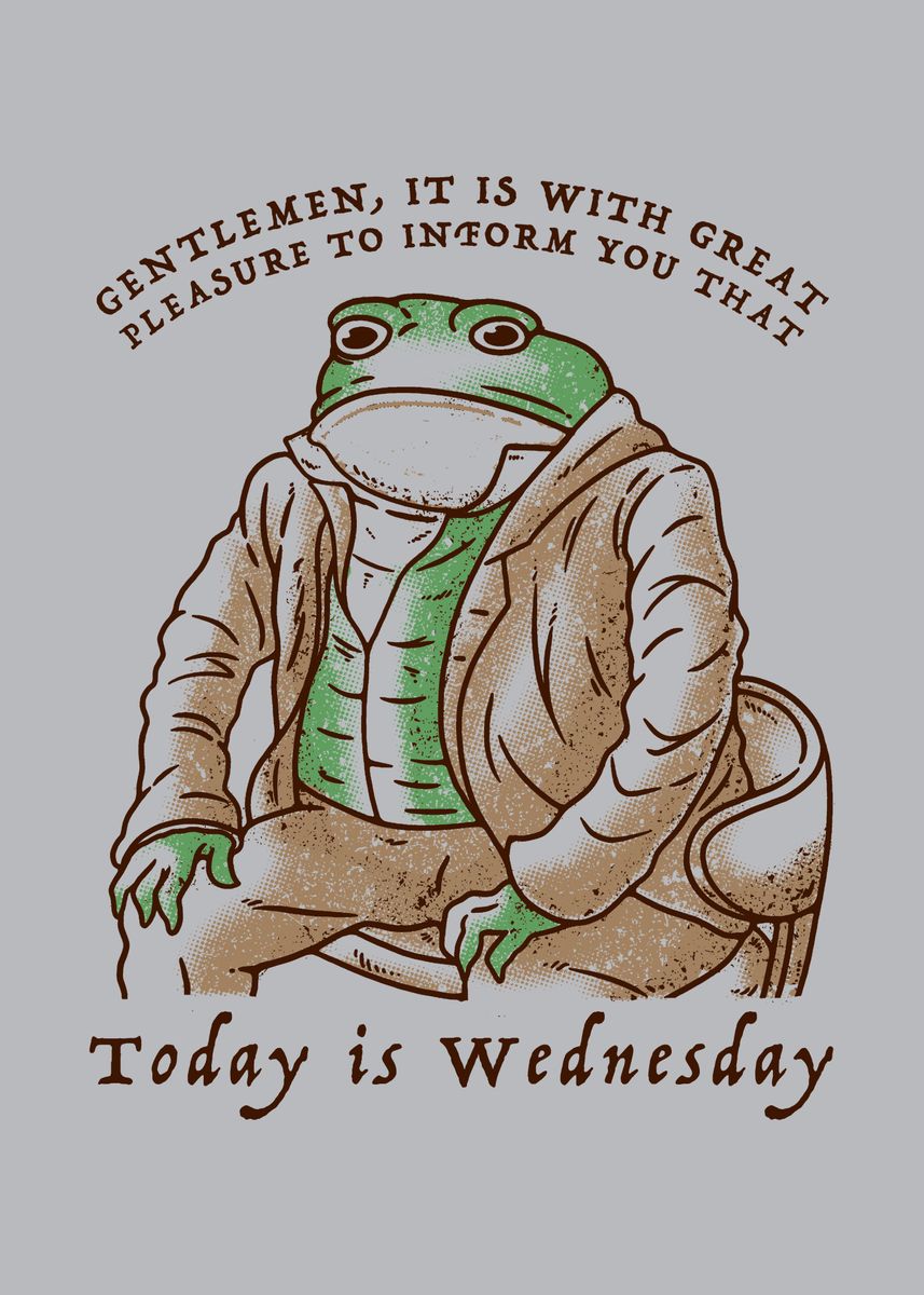 today-is-wednesday-poster-picture-metal-print-paint-by-yipptee