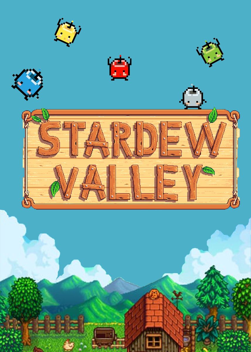 'stardew valley' Poster, picture, metal print, paint by Brice