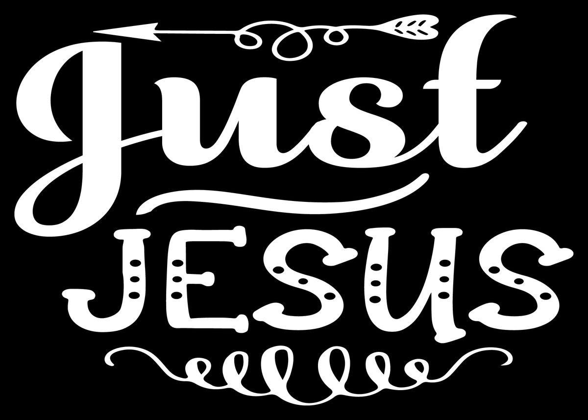 'just Jesus' Poster By Bombdesign 