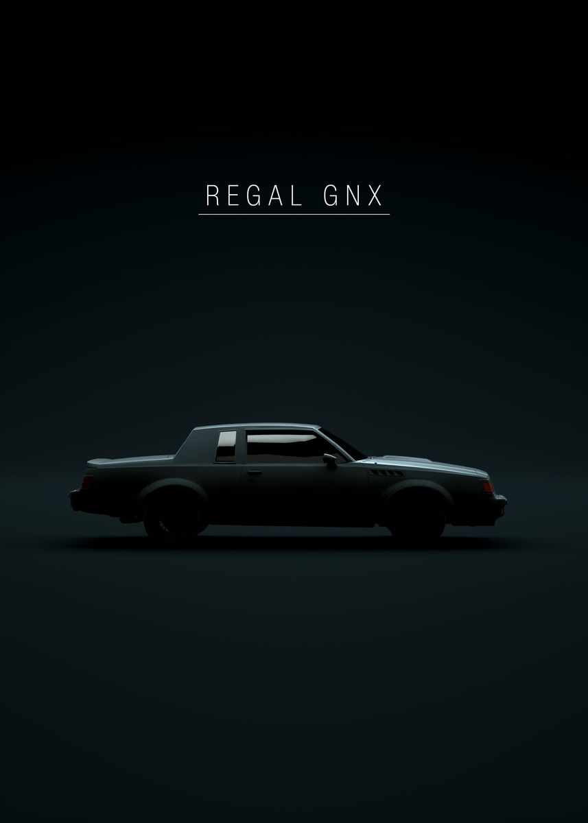 '1987 Regal GNX' Poster by 21 MXM  | Displate