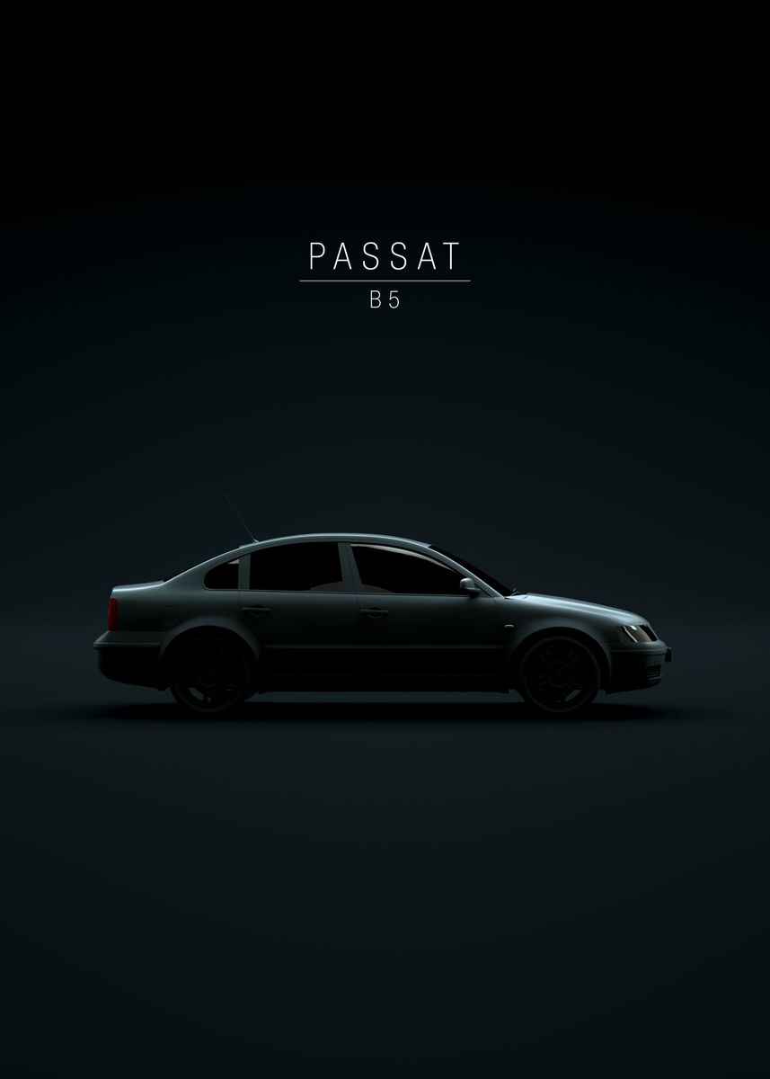 'Passat B5 sedan 1997' Poster by 21 MXM  | Displate