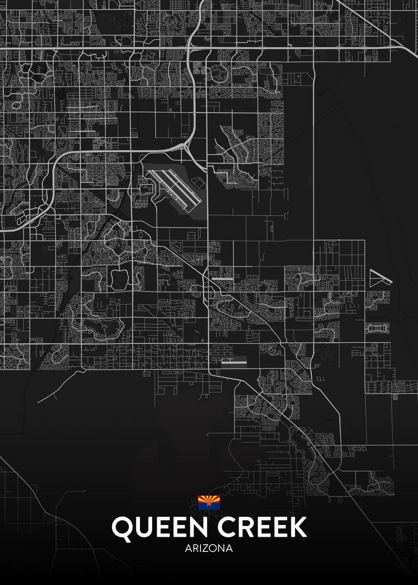 'Queen Creek AZ' Poster by IMR Designs Displate