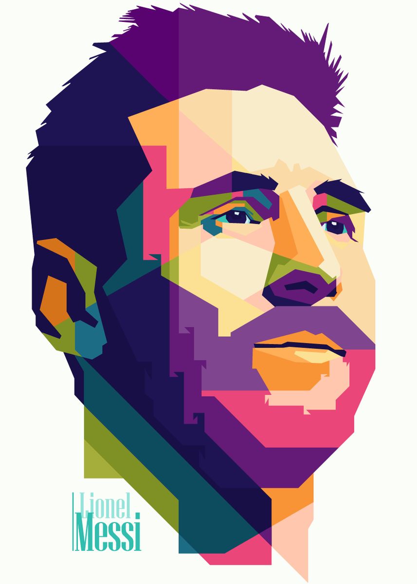 Lionel Messi' Poster by Frankie RT, Displate