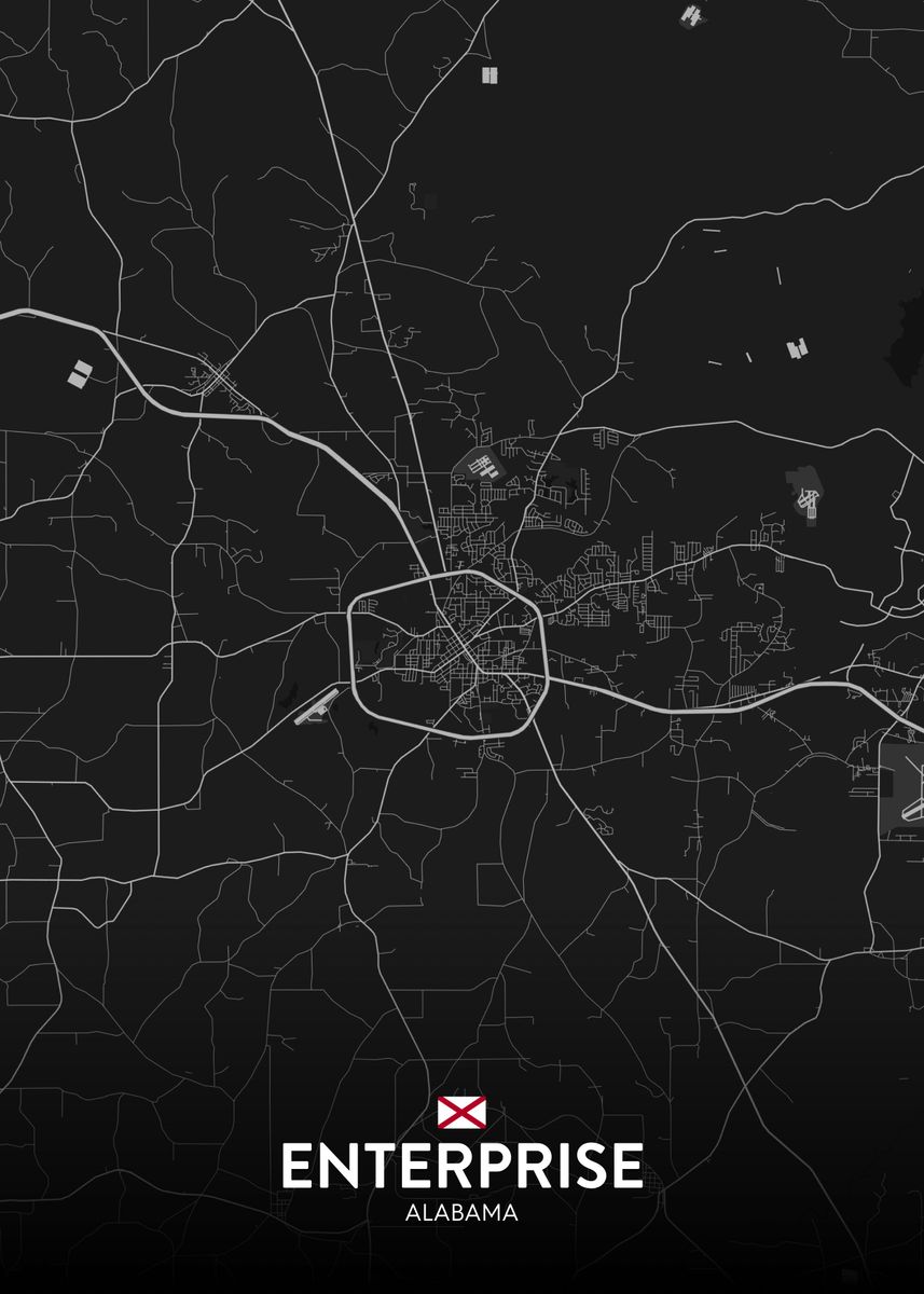 'Enterprise AL' Poster by IMR Designs Displate