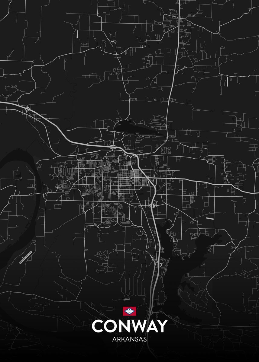 'Conway AR' Poster by IMR Designs Displate