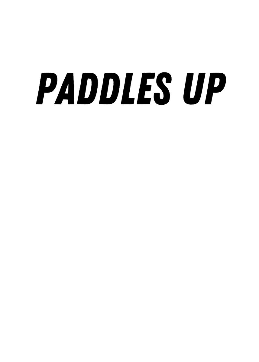 'Paddles Up' Poster, picture, metal print, paint by Francois Ringuette