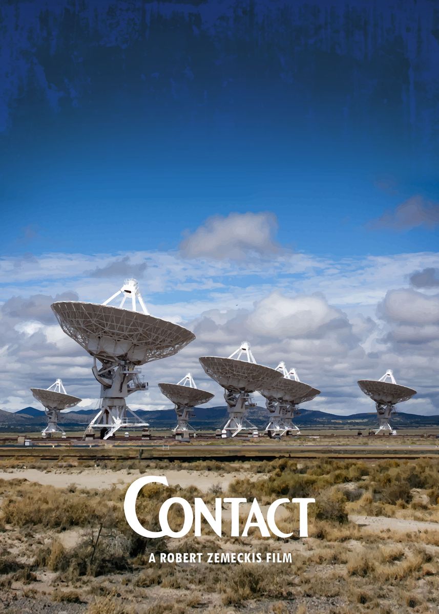 'Contact' Poster, picture, metal print, paint by Bo Kev Displate