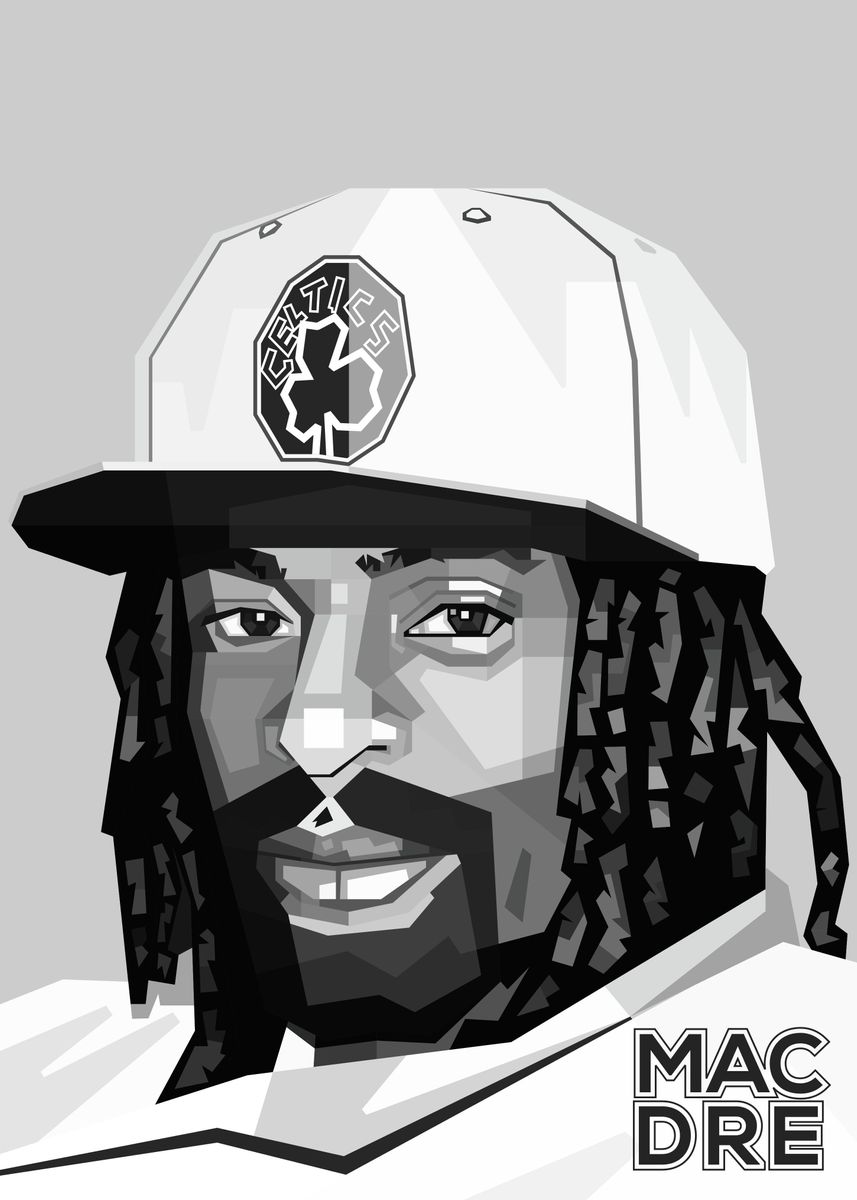 'Mac Dre' Poster, picture, metal print, paint by Yusuf Dedi Wijaya