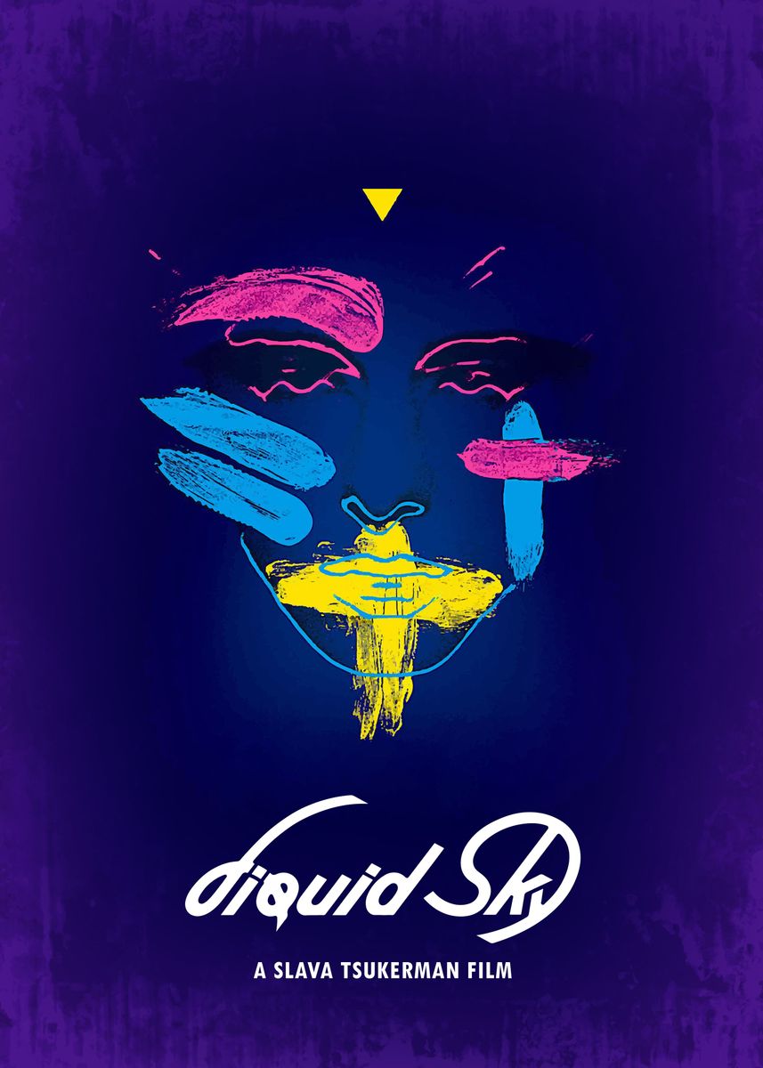 'Liquid Sky' Poster, picture, metal print, paint by Bo Kev Displate