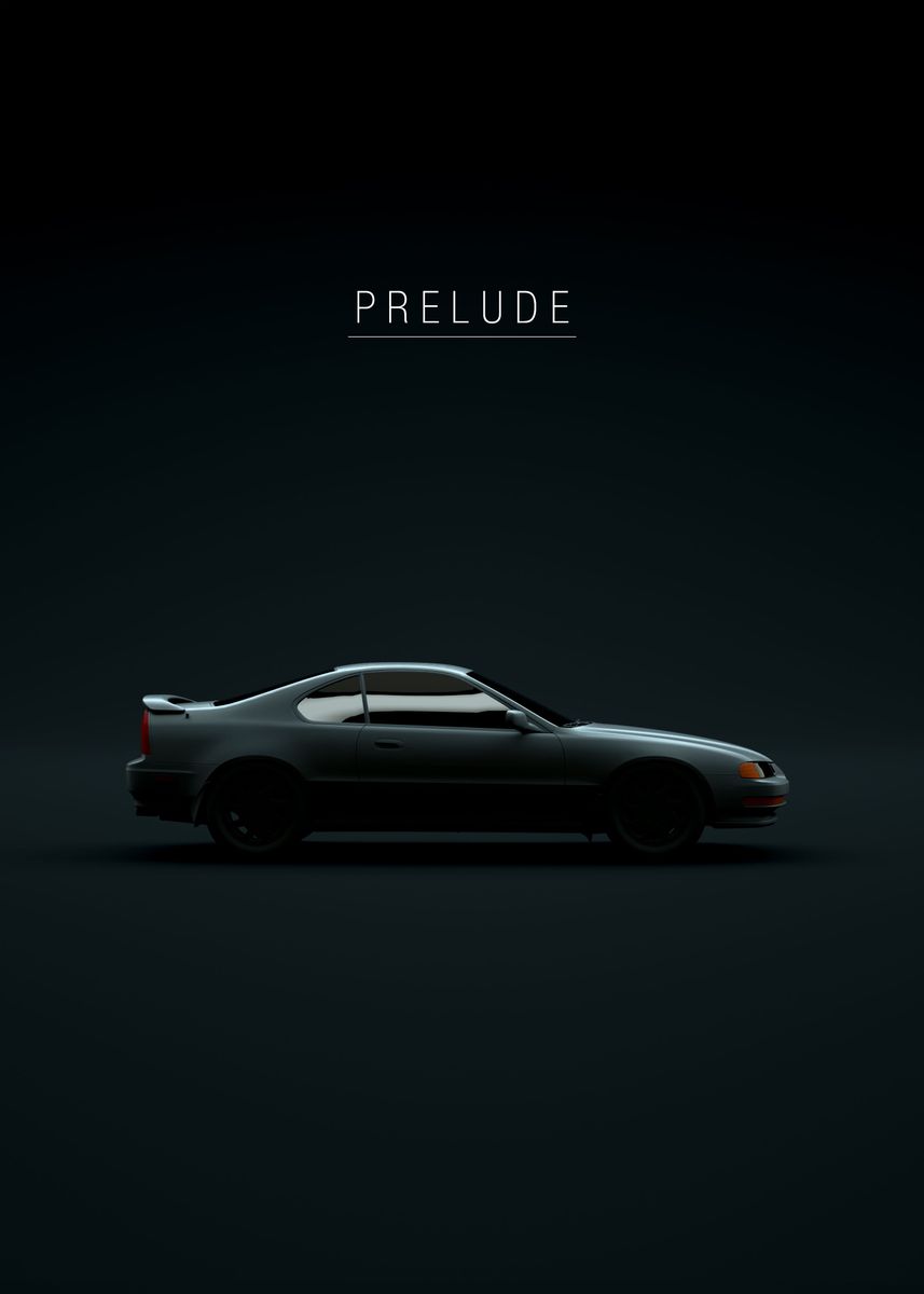 'Prelude VTEC 1994' Poster, picture, metal print, paint by 21 MXM ...