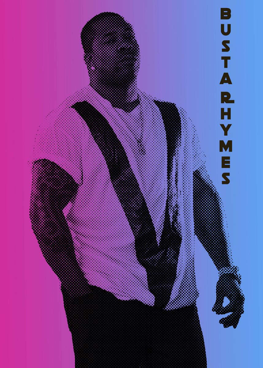 'Busta Rhymes' Poster, Picture, Metal Print, Paint By Aesthetic Posters ...