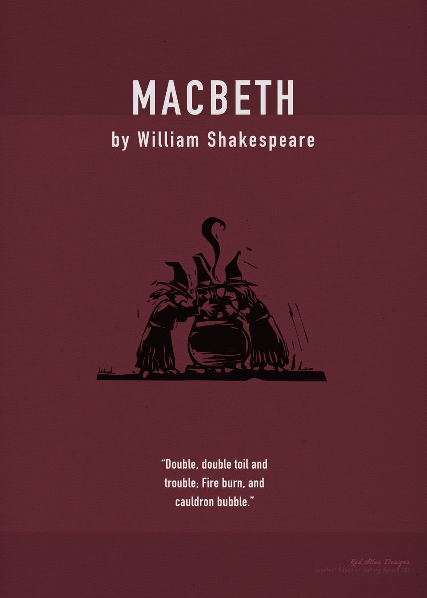 'Macbeth by Shakespeare' Poster, picture, metal print, paint by Design ...