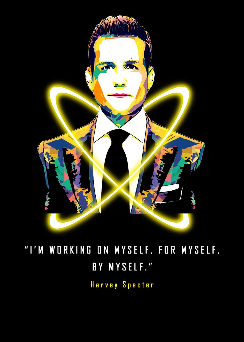 Harvey Specter Quotes' Poster by Hatker Art | Displate Harvey Specter Quotes' Poster by Hatker Art | Displate